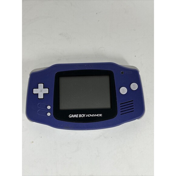 Nintendo Gameboy Advance GBA Indigo Purple Handheld video game System AGB-001 - Picture 3 of 7